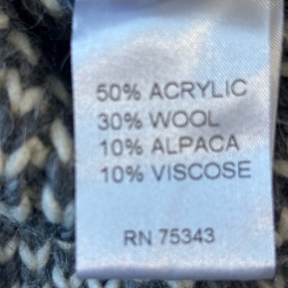 COCOGIO‎ Long Alpaca Wool Cardigan Made in Italy size L - Picture 6 of 7